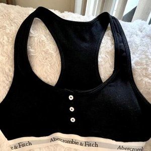 Abercrombie & Fitch Waffle Knit Lounge Bra
